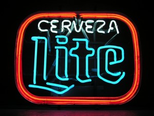 CERVEZA Liteネオン